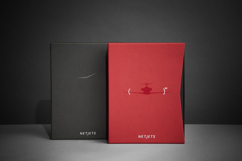 Netjets Owner Pack Slip and Card Cases Downey