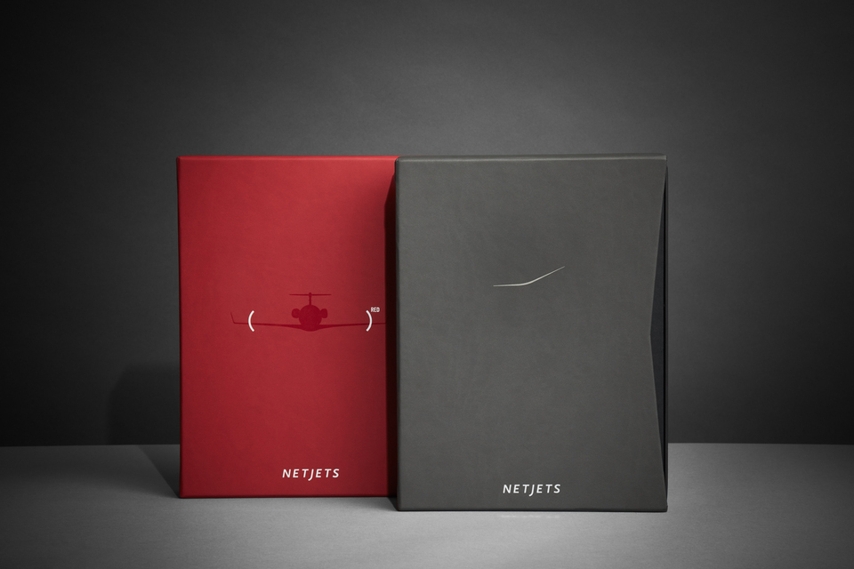 Netjets Owner Pack Slip and Card Cases Downey