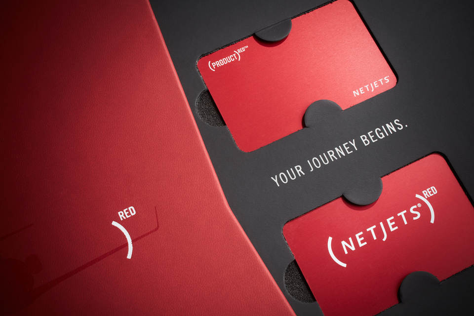 Netjets Owner Pack Slip and Card Cases Downey