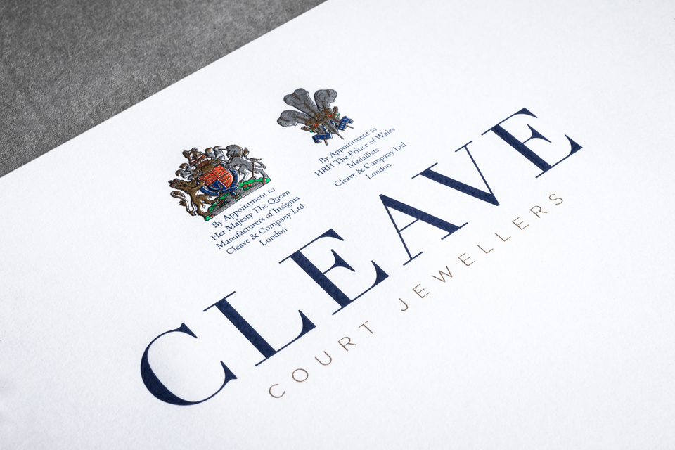 Cleave Jewellery Letterhead Downey