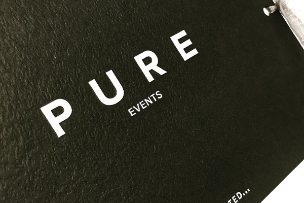 Pure Events invitation